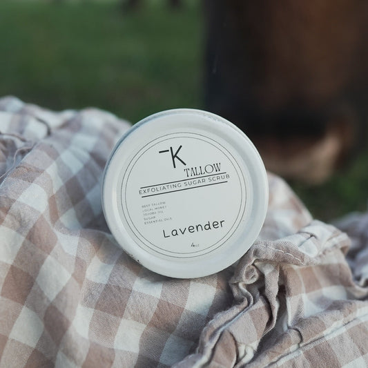 4oz Tallow Exfoliating Sugar Scrub